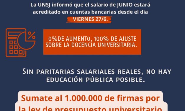 SALARIO JUNIO