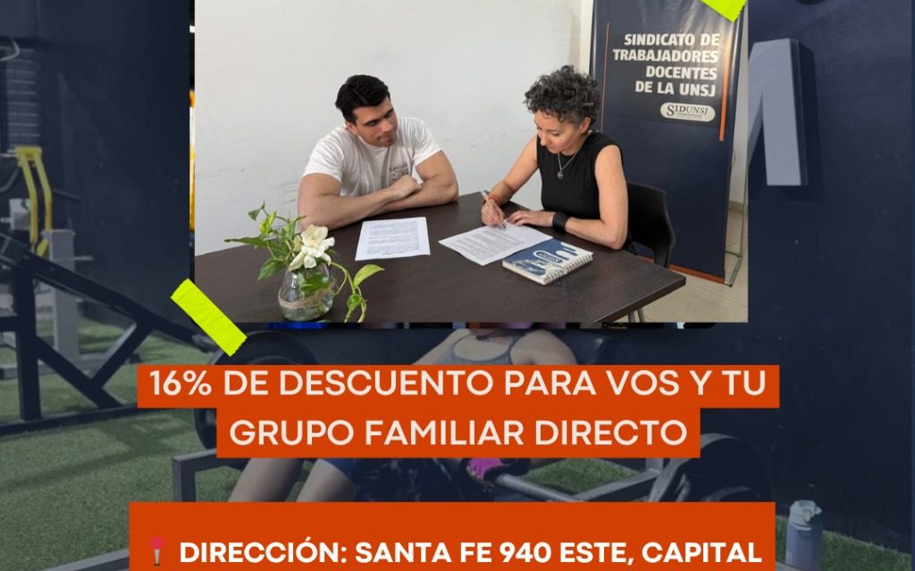 Nuevo beneficio para afiliados/as: convenio con LEGION FITNESS GYM