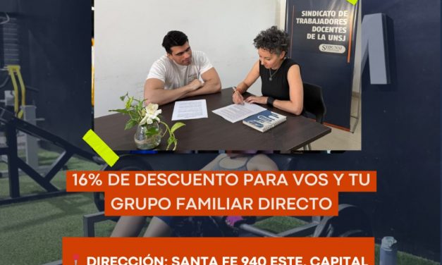 Nuevo beneficio para afiliados/as: convenio con LEGION FITNESS GYM