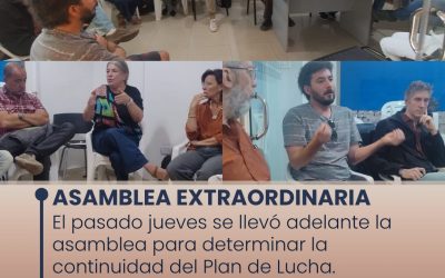 📣 El SiDUNSJ realizó una asamblea extraordinaria para debatir la continuidad del Plan de Lucha docente.
