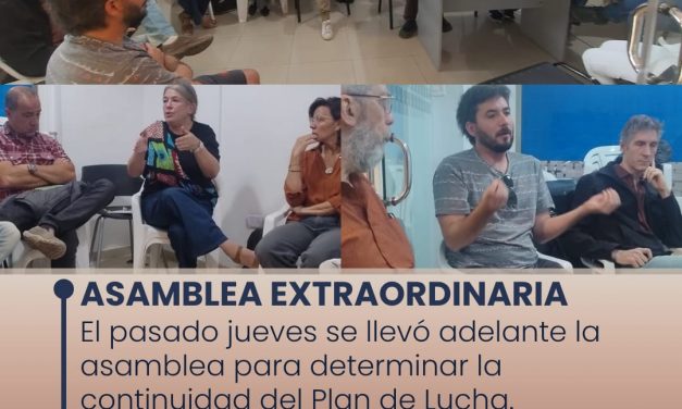 📣 El SiDUNSJ realizó una asamblea extraordinaria para debatir la continuidad del Plan de Lucha docente.