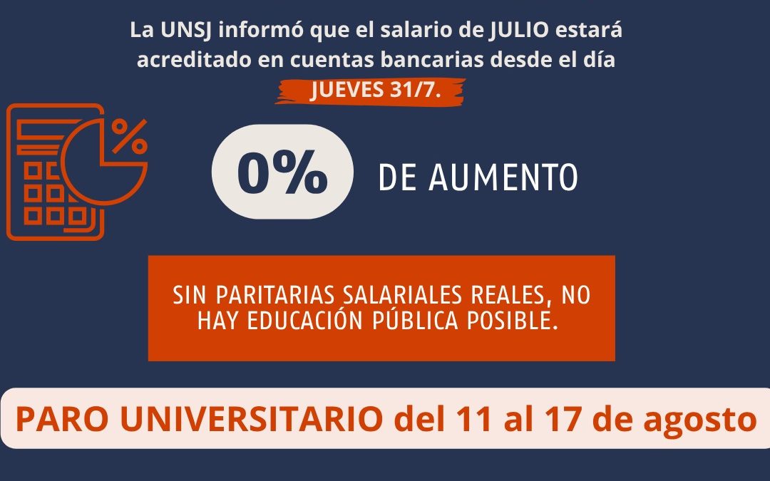 Salario JULIO