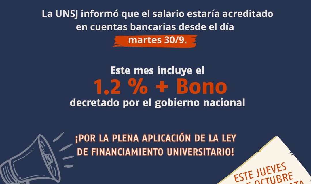 Salario SEPTIEMBRE