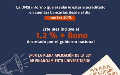 Salario SEPTIEMBRE