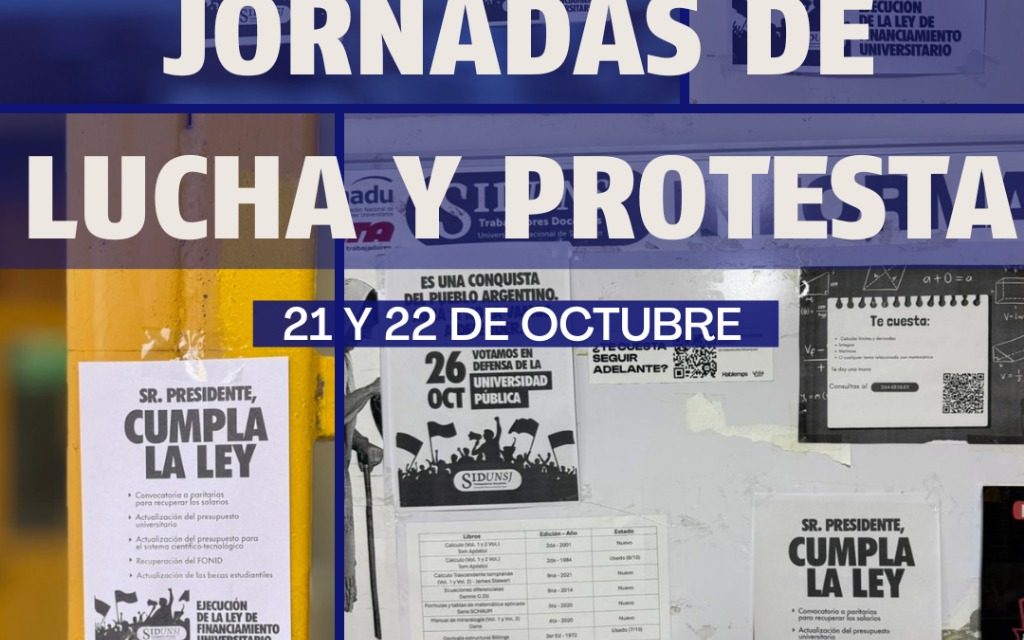 La docencia universitaria dijo NO a la postergación de la LEY de financiamiento universitario 