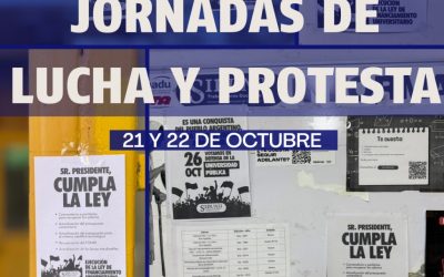 La docencia universitaria dijo NO a la postergación de la LEY de financiamiento universitario 