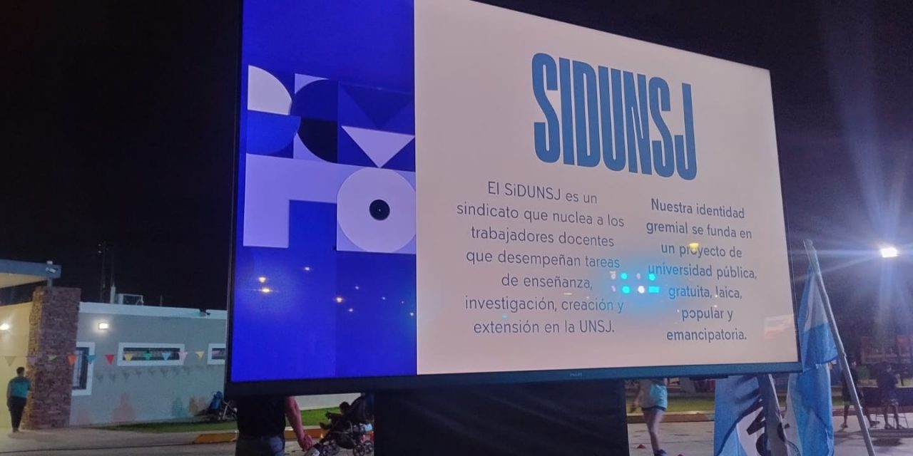 SiDUNSJ participó de la Noche de las Universidades