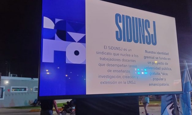 SiDUNSJ participó de la Noche de las Universidades
