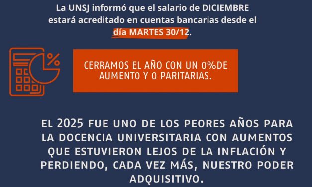 Salario de diciembre, y Milei no cumple la ley