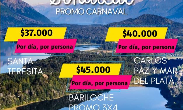 ESCAPATE EN CARNAVAL CON LA RUEDA DE TURISMO SINDICAL 🌎✊🏽