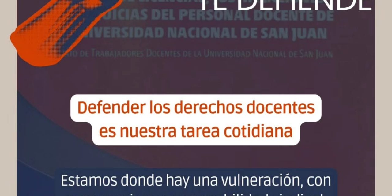 ¡SiDUNSJ PRESENTE! ¡SiDUNSJ TE DEFIENDE!