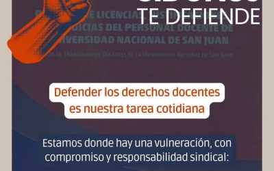 ¡SiDUNSJ PRESENTE! ¡SiDUNSJ TE DEFIENDE!