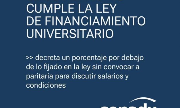 CON SALARIOS ASÍ LA UNIVERSIDAD PÚBLICA NO FUNCIONA.