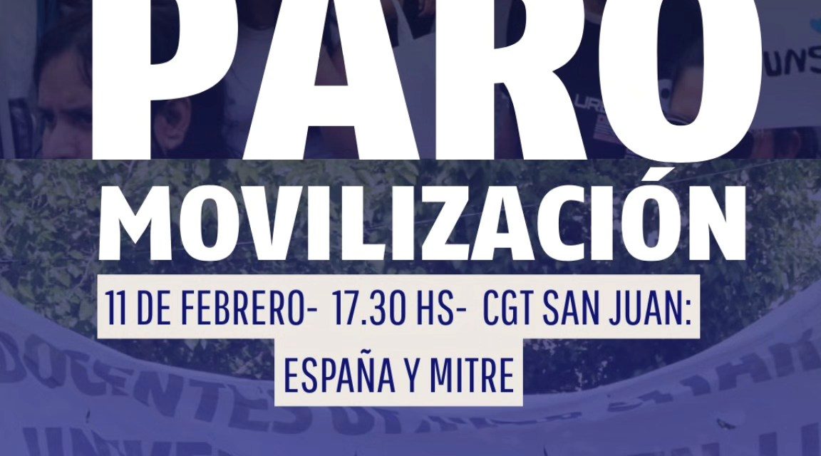 PARO Y MOVILIZACIÓN CONTRA LA REFORMA LABORAL