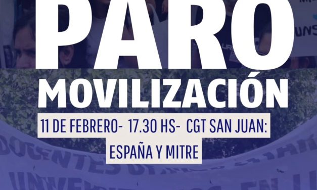 PARO Y MOVILIZACIÓN CONTRA LA REFORMA LABORAL