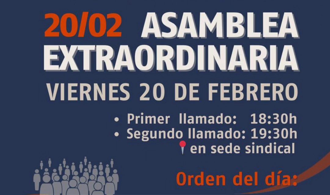 Asamblea Extraordinaria – SiDUNSJ