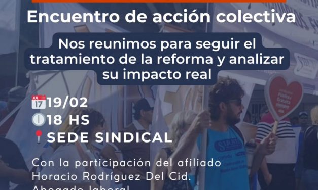 *PARO NACIONAL Y ENCUENTRO EN NUESTRA SEDE*