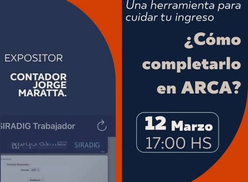 SIRADIG: una herramienta para cuidar tu ingreso