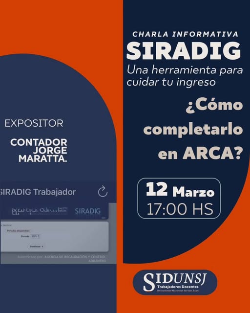 SIRADIG: una herramienta para cuidar tu ingreso