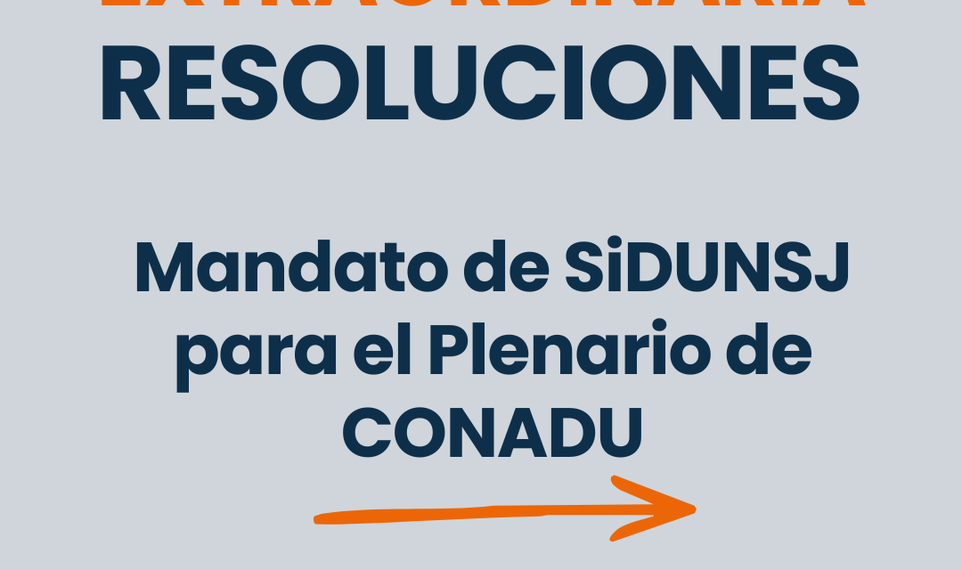Resoluciones de la Asamblea Extraordinaria