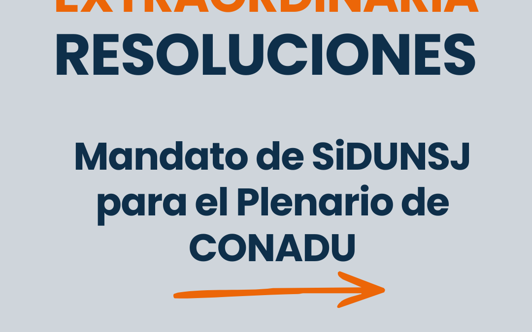Resoluciones de la Asamblea Extraordinaria