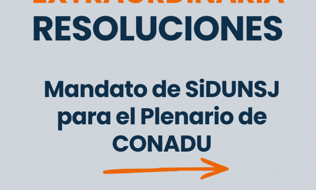 Resoluciones de la Asamblea Extraordinaria