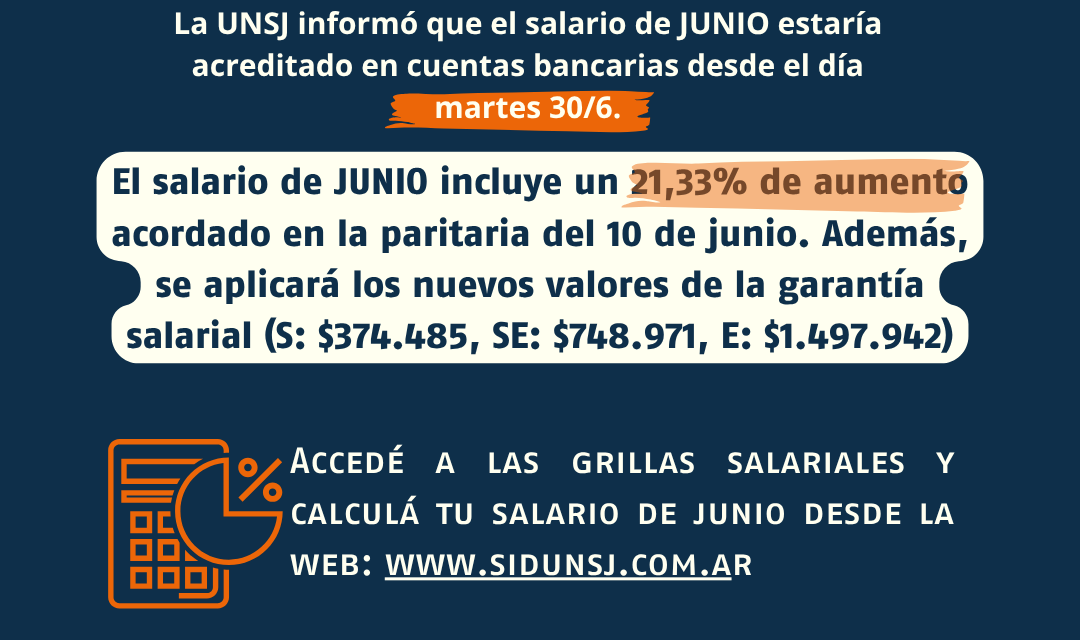 SALARIO JUNIO