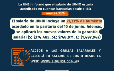 SALARIO JUNIO